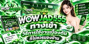 wowjad555 ทางเข้า วิธีการใช้งานเบื้องต้น ที่ไม่ควรมองข้าม